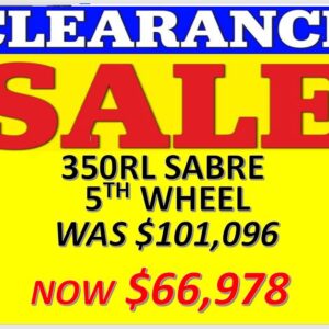 2023 FOREST RIVER SABRE 350RL-C 5TH WHEEL 2023 FOREST RIVER SABRE 350RL-C 5TH WHEEL