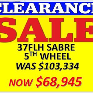 2022 FOREST RIVER SABRE 37FLH 5TH WHEEL 2022 FOREST RIVER SABRE 37FLH 5TH WHEEL