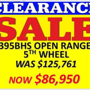 2023 HIGHLAND RIDGE OPEN RANGE 395BHS 5TH WHEEL 2023 HIGHLAND RIDGE OPEN RANGE 395BHS 5TH WHEEL