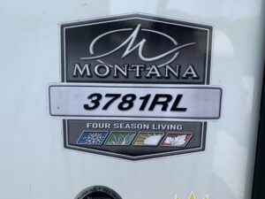 2022 KEYSTONE MONTANA 3781RL 5TH WHEEL