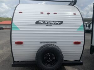 2024 SUNSET PARK RV SUNRAY 149 (TURQUOISE/WHITE)