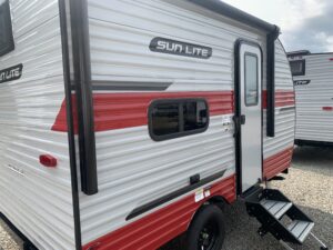 2026 SUNSET PARK RV SUN LITE 13BH LTD GREY/RED